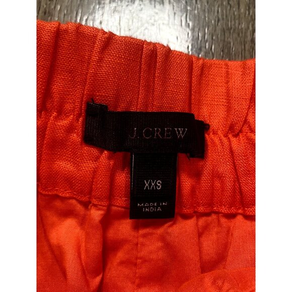 J.Crew Orange Lined Pencil Skirt with Pockets Size XXS 2260 - Picture 4 of 5